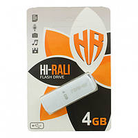 Флеш-накопитель USB 4Gb Hi-Rali Stark white