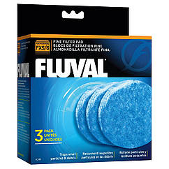 Вкладыш в фильтр Fluval «Fine Filter Pad» 3 шт. (для внешнего фильтра Fluval FX5 / FX6)