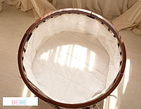 Овальне ліжечко 7в1 з двома матрациками і маятником венге, фото 3