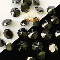 Фіаніт (кубічний циркон) Jet Hematite, 1 шт.