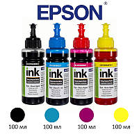 Комплект чернил ColorWay Epson T26/C91, 4x100 мл (CW-EW400SET01), краска для принтера эпсон