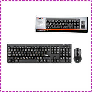 Набір клавіатура та миша REAL-EL Standard 503 Kit, комплект провідна клава і мишка
