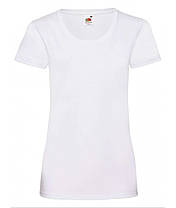 Легка біла жіноча футболка «Fruit of the Loom», фото 3