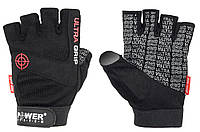 Перчатки для фитнеса и тяжелой атлетики мужские Power System Ultra Grip PS-2400, черный XL