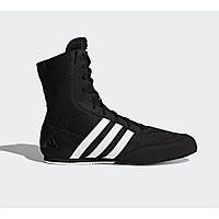 Боксерки обувь для бокса Adidas Boxing Box Hog 2 антискользящие черные