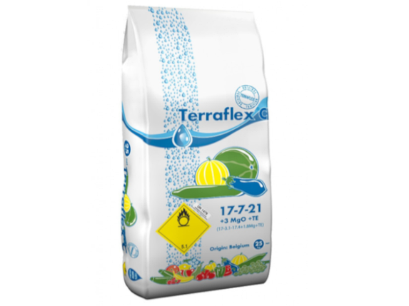 Добриво Terraflex - C 17-7-21+3MgO+TE (Терафлекс для огірків, кабачків та баштанних культур) / 25 кг, фото 1