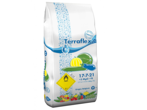 Добриво Terraflex - C 17-7-21+3MgO+TE (Терафлекс для огірків, кабачків та баштанних культур) / 25 кг, фото 2