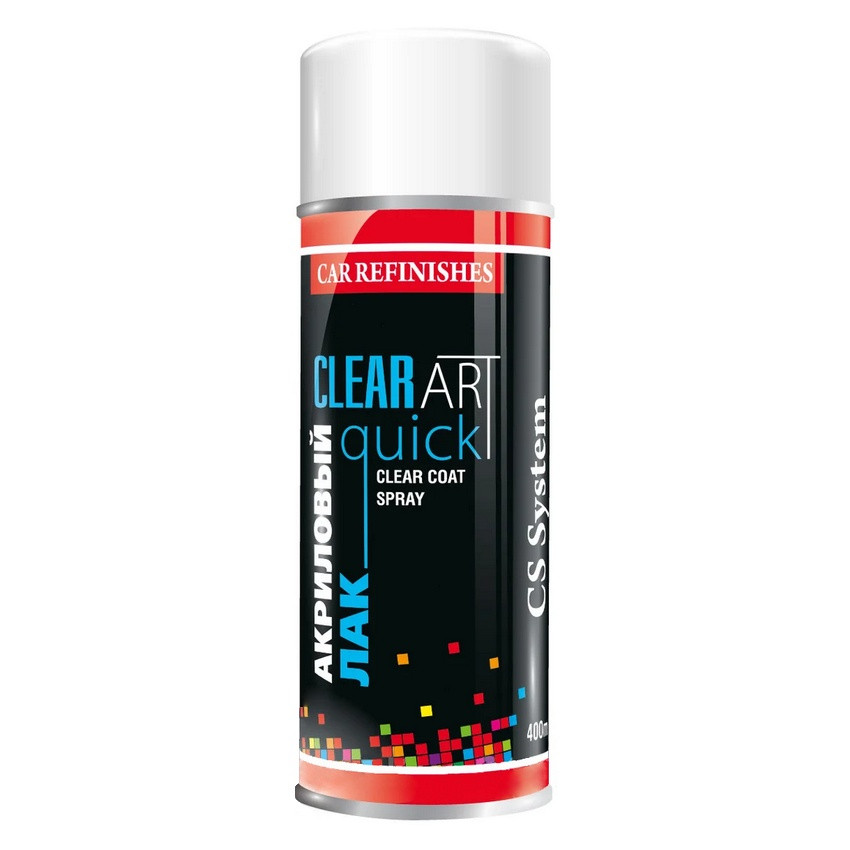 Лак універсальний глянцевий безбарвний аерозоль 400мл Slider