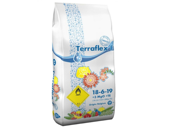 Добриво Terraflex F 18-6-19+3MgO+TE (Терафлекс для квітів і газону) / 25 кг, фото 1