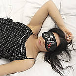 Маска для сну "Wake me only for sex" - Зручна маска для сну в подарунок коханому/коханій, фото 2