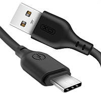 Интерфейсный кабель USB-Type C 1m XO NB103 Black