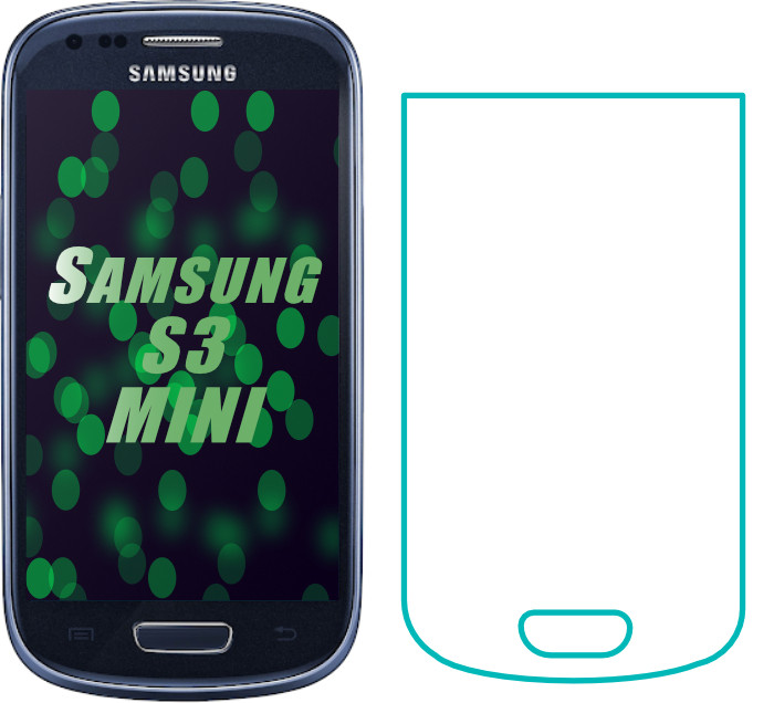 Захисне скло Samsung Galaxy S3 mini i8190 (Прозоре 2.5 D 9H) (Самсунг С3 Мини 8190)