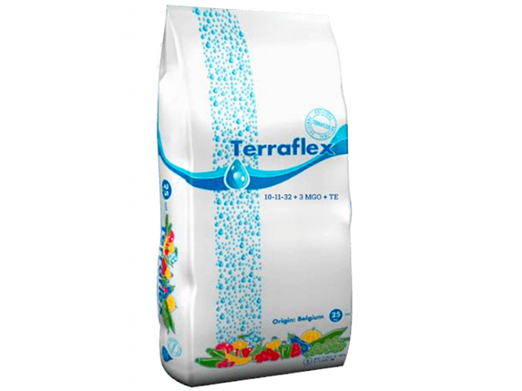 Добриво Terraflex ГФ 10-11-32+3MgO+TE (Терафлексдля розсади та рослин огірка, баклажанів, зелених рослин і, фото 1