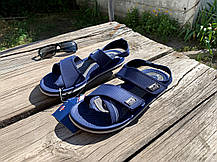 Чоловічі сандалі босоніжки SAHAB Сахаб темно-сині Оригінал, фото 5