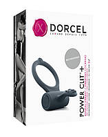 Ерекційне вібро кільце з кліторальним стимулятором Dorcel Power Clit Plus