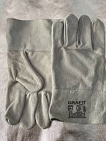 Перчатки рабочие кожаные «Grafit» (Trident) 33см