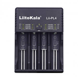 Зарядний пристрій для акумуляторних батарей LiitoKala Lii-PL4, 4xAA/AAA, 18650/26650 Li-Ion
