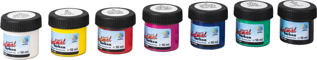 Фарба Lukas 7 кольорів темперна 1048887, фото 1