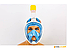 Дитяча повнолицева маска для плавання FREE BREATH (середня S/M) M2068G з кріпленням для камери, фото 9