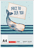 Розмальовка обкладинка Happy Ocean А4 Brunnen 70 г/м2, 100 аркушів 1047407741