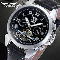 Чоловічі наручні годинники Jaragar Turboulion Silver