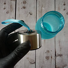 Матова пляшка для води та напоїв H2O Water Bottle з соковижималкою 650 мл Синя (Живі фото), фото 2