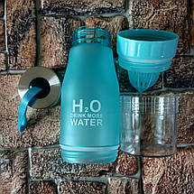 Універсальна пляшка з функцією соковижималки H2O Синій (Оригінальні фото), фото 2