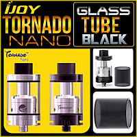 IJOY Tornado Nano Glass Tube Black. Колба змінна, скло.