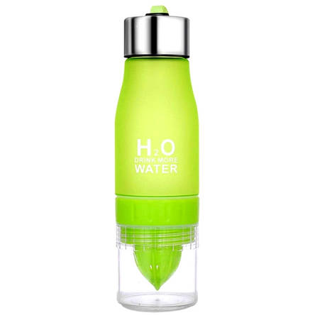 Універсальна пляшка з функцією соковижималки H2O зелений (Оригінальні фото), фото 2