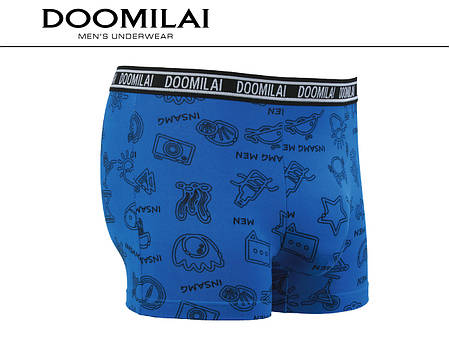 Чоловічі боксери (батал) стрейчеві з бамбука Марка «DOOMILAI» Арт.D-01362, фото 1