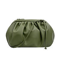 Модная женская сумка пельмень - Зеленая