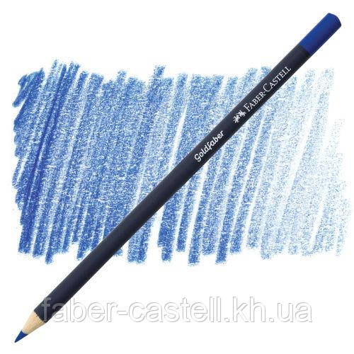 Кольоровий олівець Faber-Castell Goldfaber колір кобальтовий синій No143 (Cobalt Blue), 114743