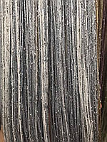 Штори нитки Веселка Дощ серпанок 3х3м Білий Сірий з люрексом