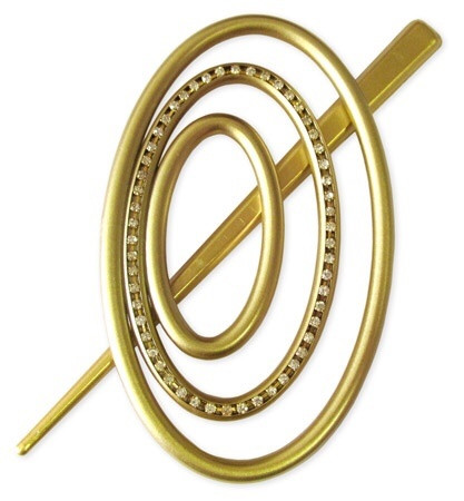 Шпилька з камінням золота, фото 1