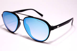 Чоловічі сонцезахисні окуляри Armani 174 C3 авіатори блакитні