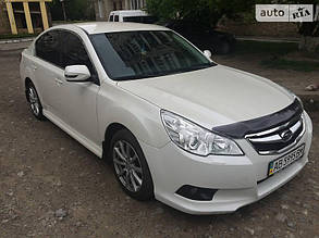Дефлектор капоту (Мухобійка) Subaru Legacy/Outback 2010-2014 (HIC)