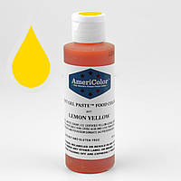 Гелевая краска AmeriColor Желтый Лимон/Lemon Yellow 128 гр