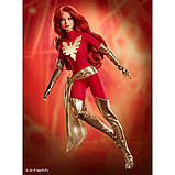 Колекційна Барбі Темний Фенікс Marvel Dark Phoenix Barbie Doll, фото 3