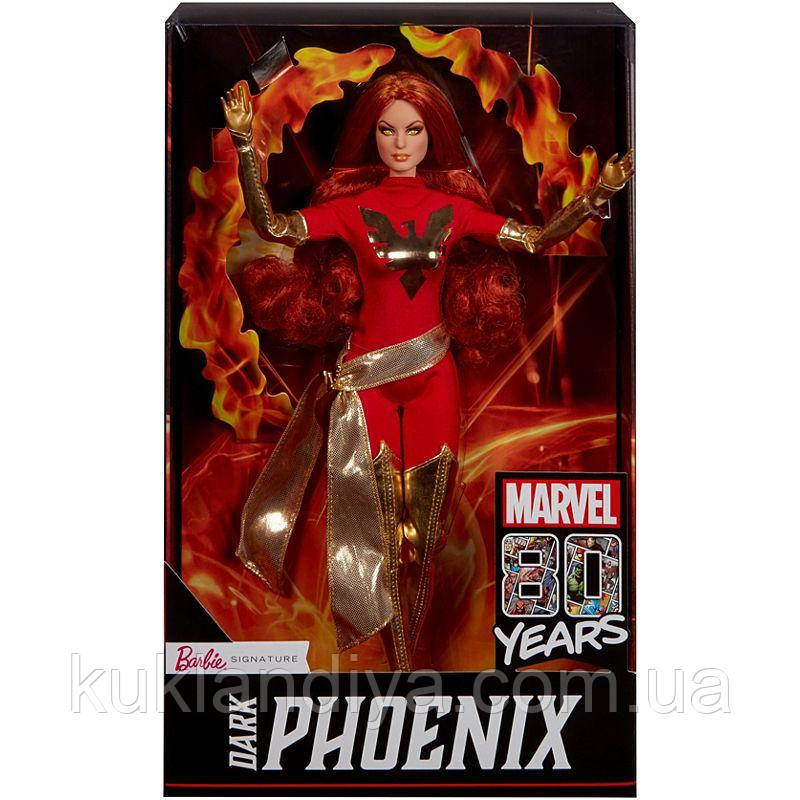 Колекційна Барбі Темний Фенікс Marvel Dark Phoenix Barbie Doll