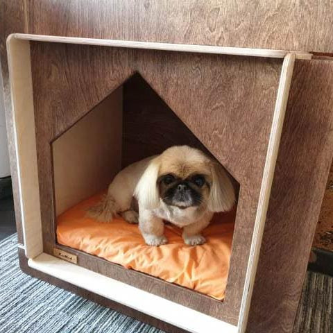 Будка для собаки "Морнос" капучино-бланже