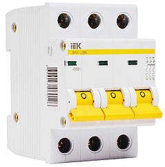 Автоматичний вимикач Iek BA47-29M 3P 4,5КА С25А