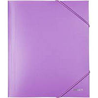 Папка на гумках А5+ Axent Pastelini пластикова, бузкова