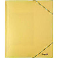 Папка на гумках А5+ Axent Pastelini пластикова, жовта