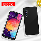 Чохол Silicone Case FULL для Samsung Galaxy A30s (A307) чорний (самісунг галаксі а30с), фото 2