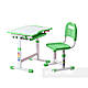 Комплект парта і стілець трансформери FunDesk Sole Green, фото 2
