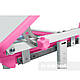 Комплект парта + стілець трансформери Piccolino III Pink FunDesk, фото 8