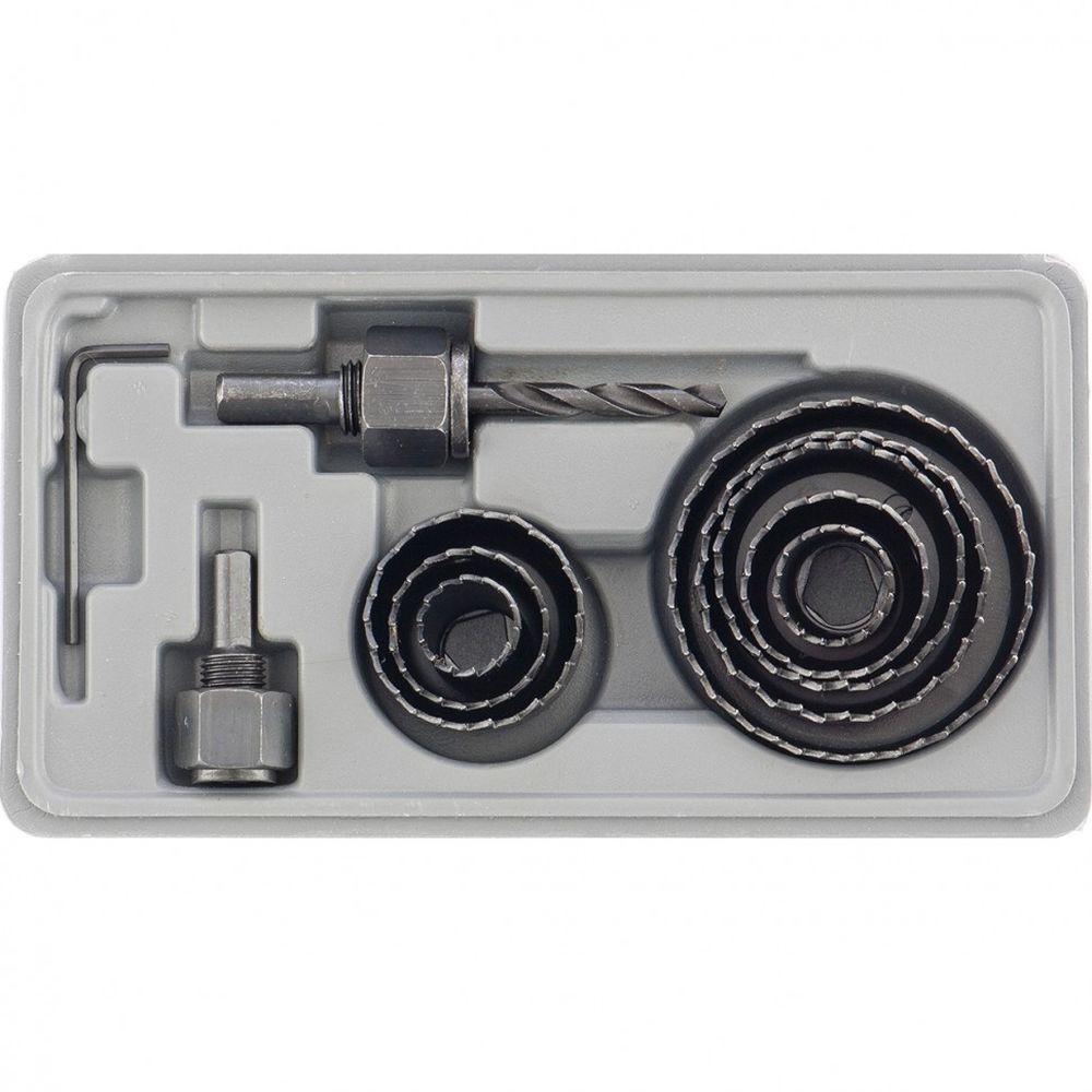 Набір коронок по дереву, 19-64 мм Vorel 22570