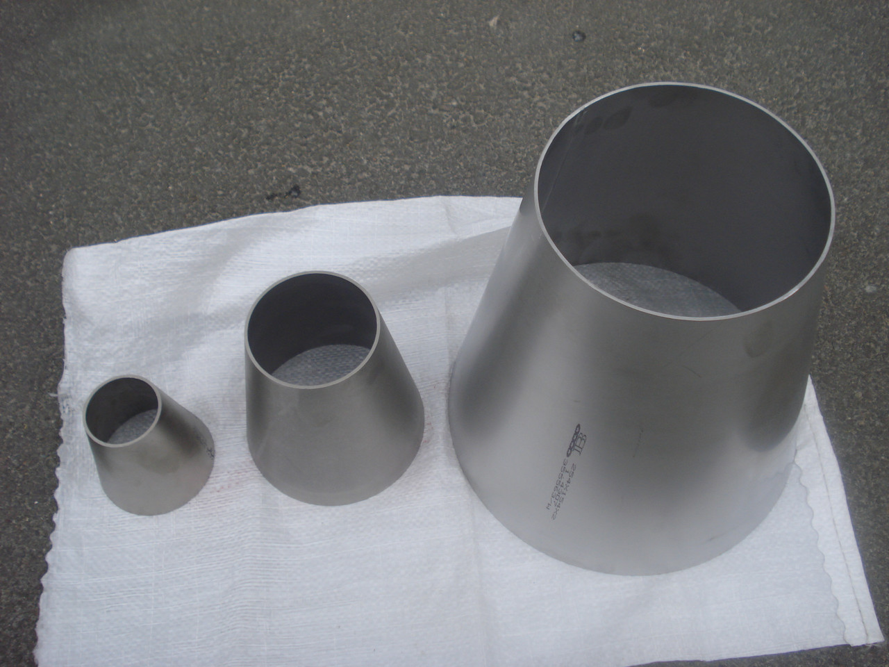 Нержавіючий перехід AISI 304L 204х2/129х2, фото 1