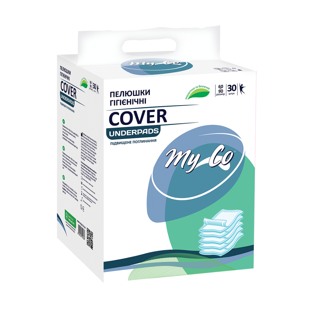 Впитывающие пеленки для взрослых MyCo Cover 60х90 30 шт - фото 1 - id-p1025915141