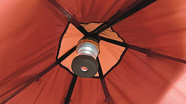Намет кемпінговий чотиримісний Easy Camp Bolide 400 Burgundy Red, фото 5